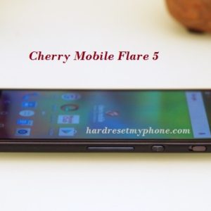 How to Reset Cherry Mobile Flare 5