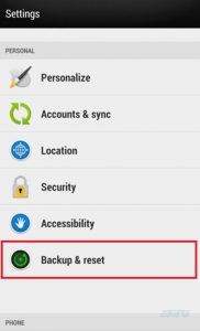 How to Hard reset your HTC Desire