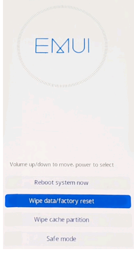 Reset on Huawei Device