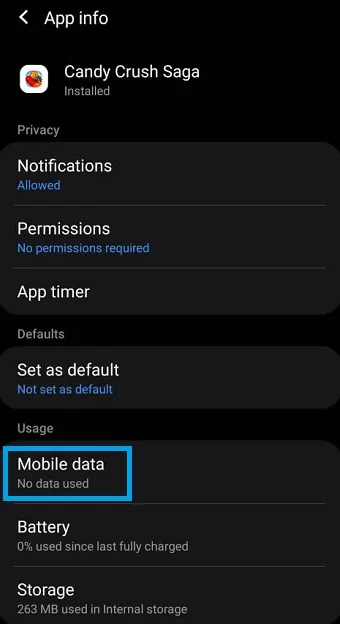 Lower Android Data Use